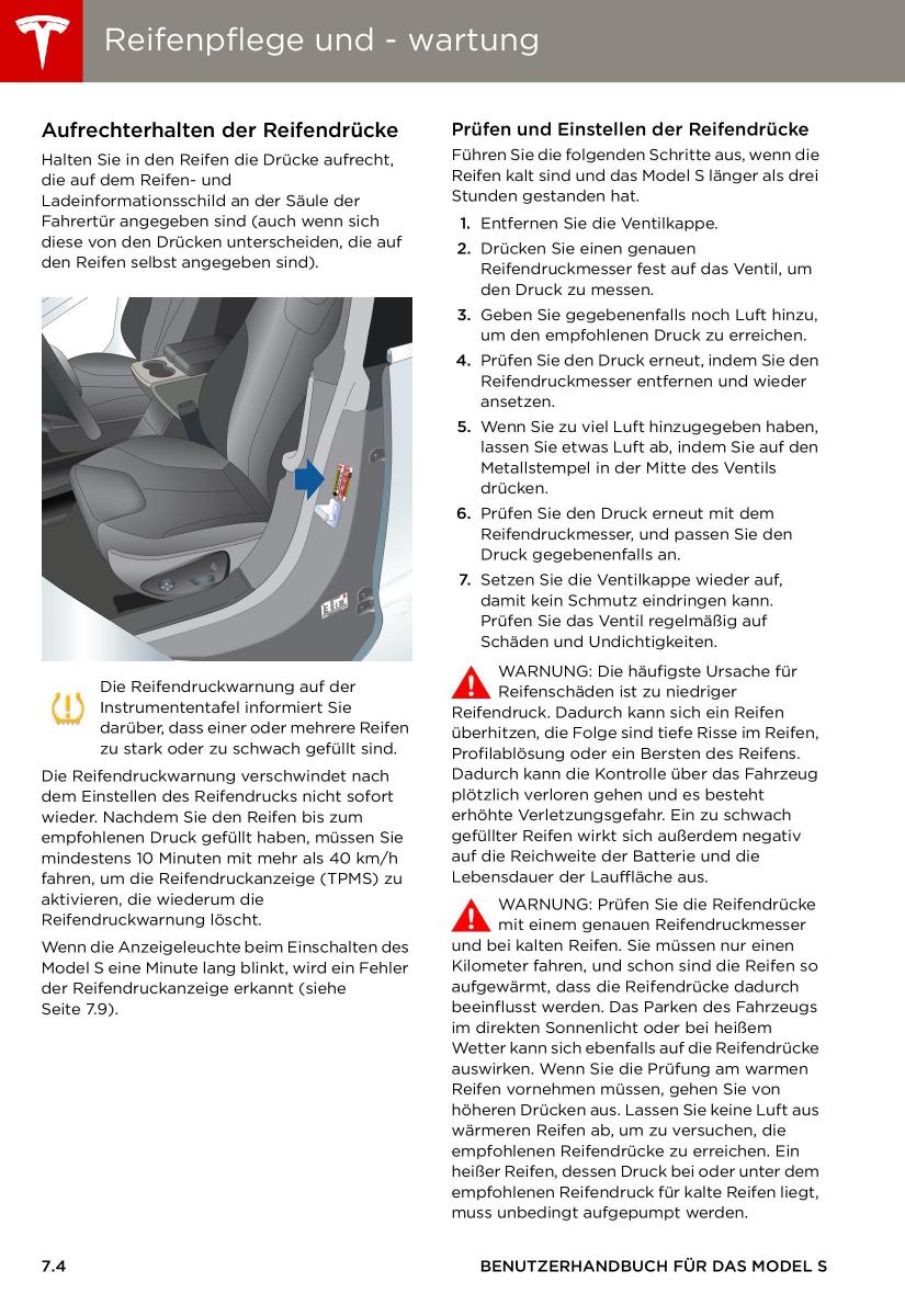 Tesla S Handbuch / page 114