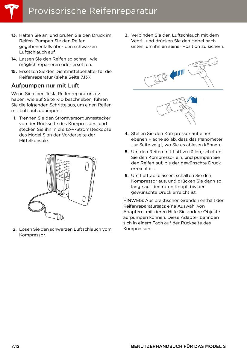 Tesla S Handbuch / page 122