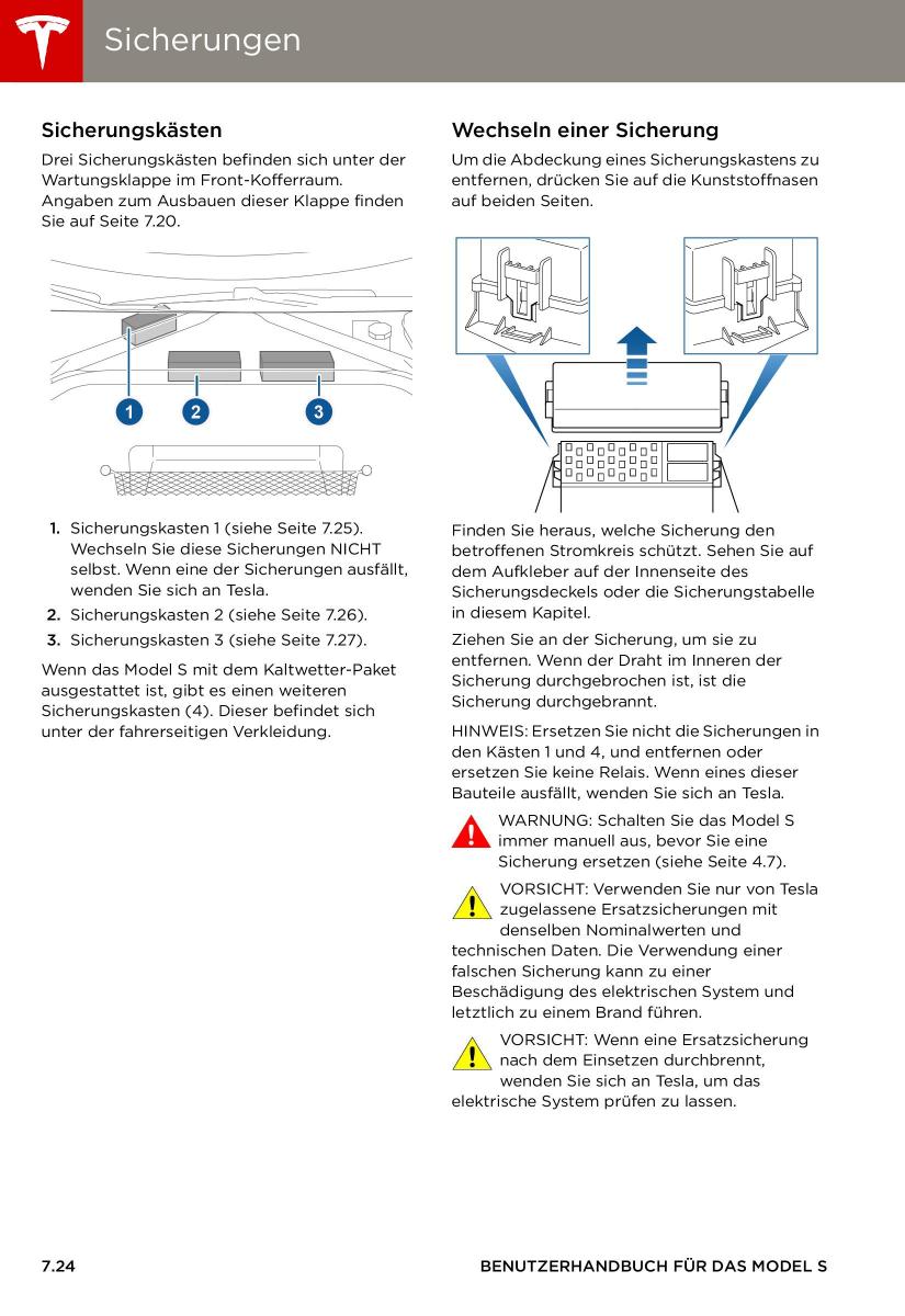 Tesla S Handbuch / page 134