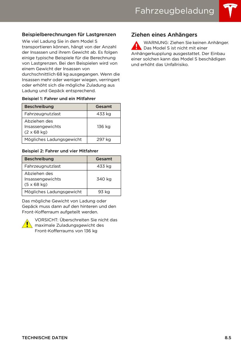 Tesla S Handbuch / page 147