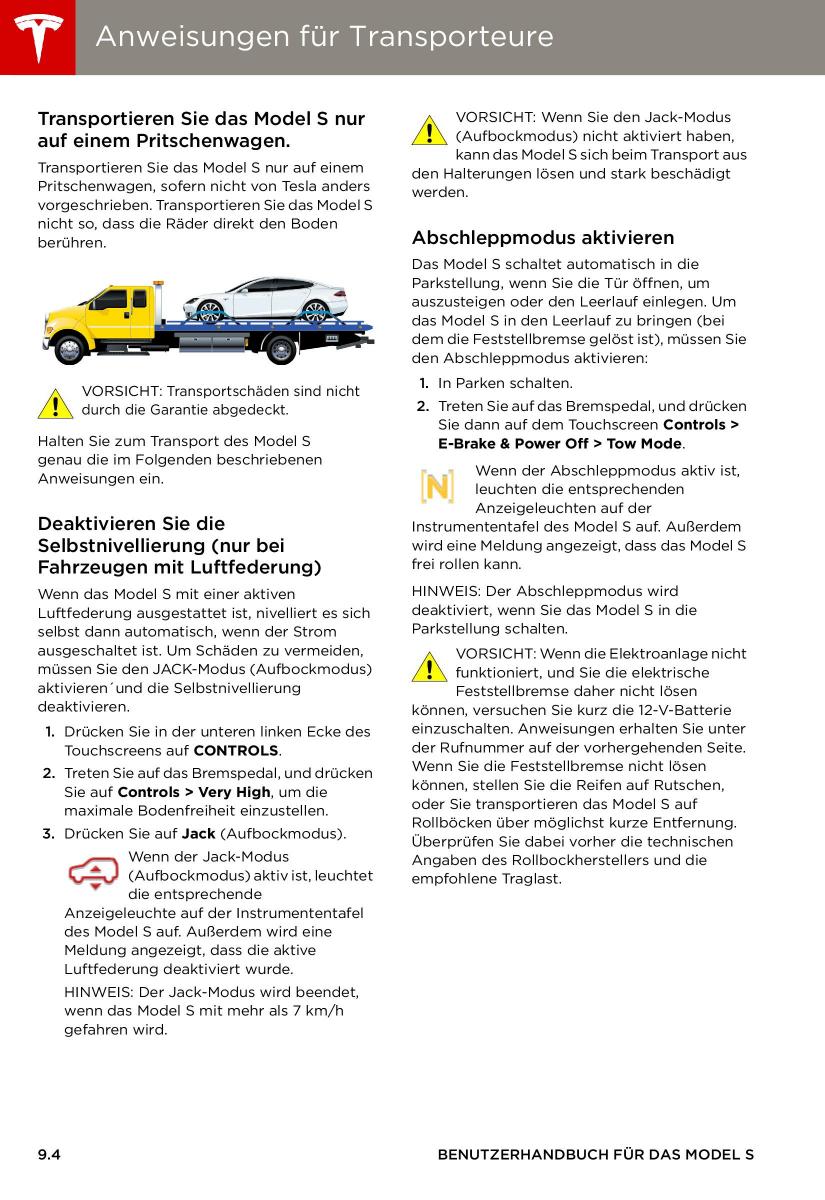 Tesla S Handbuch / page 158