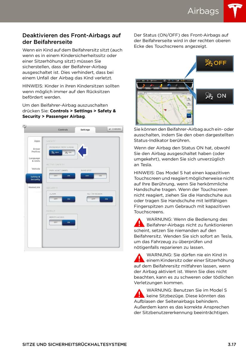 Tesla S Handbuch / page 39