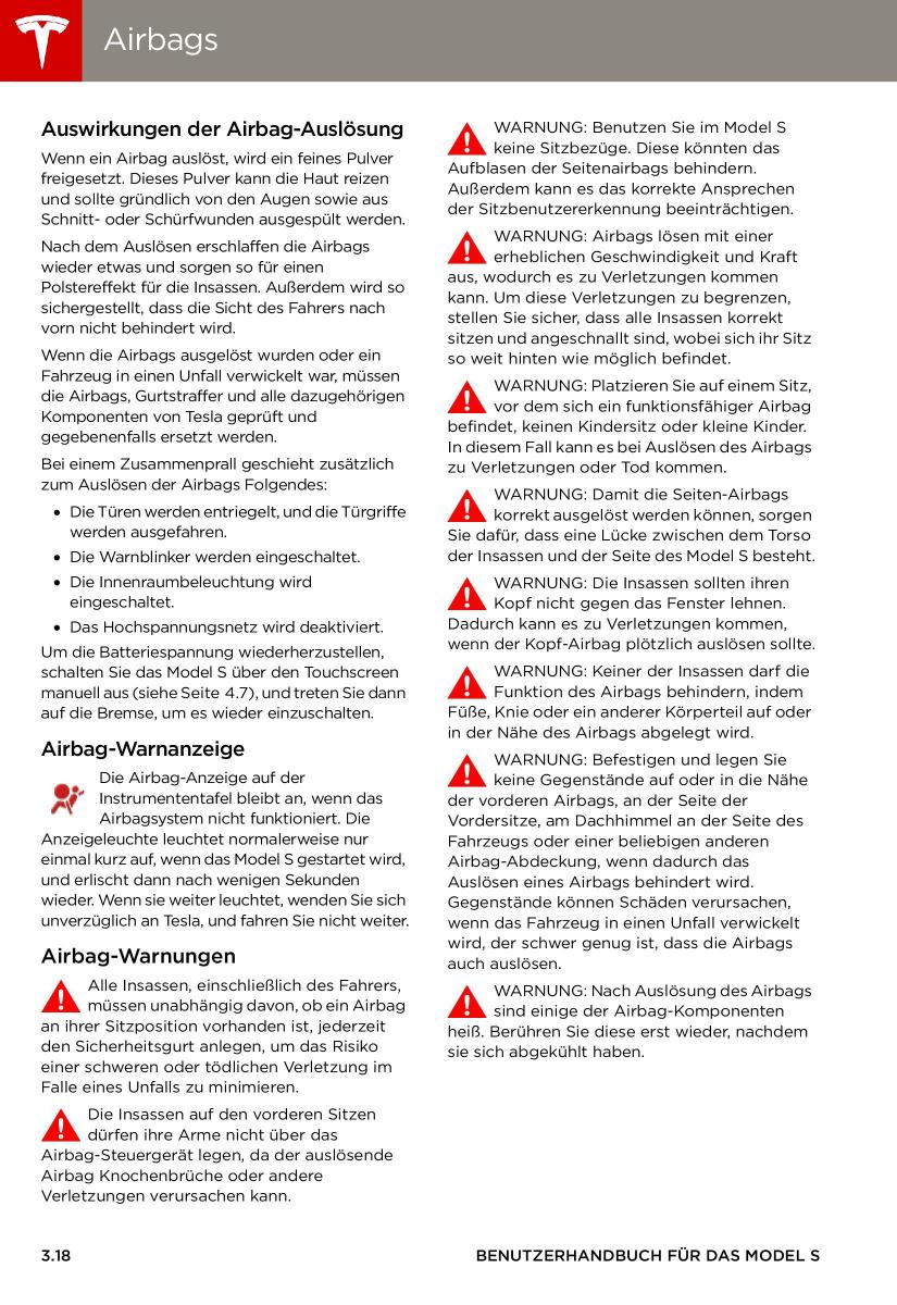 Tesla S Handbuch / page 40