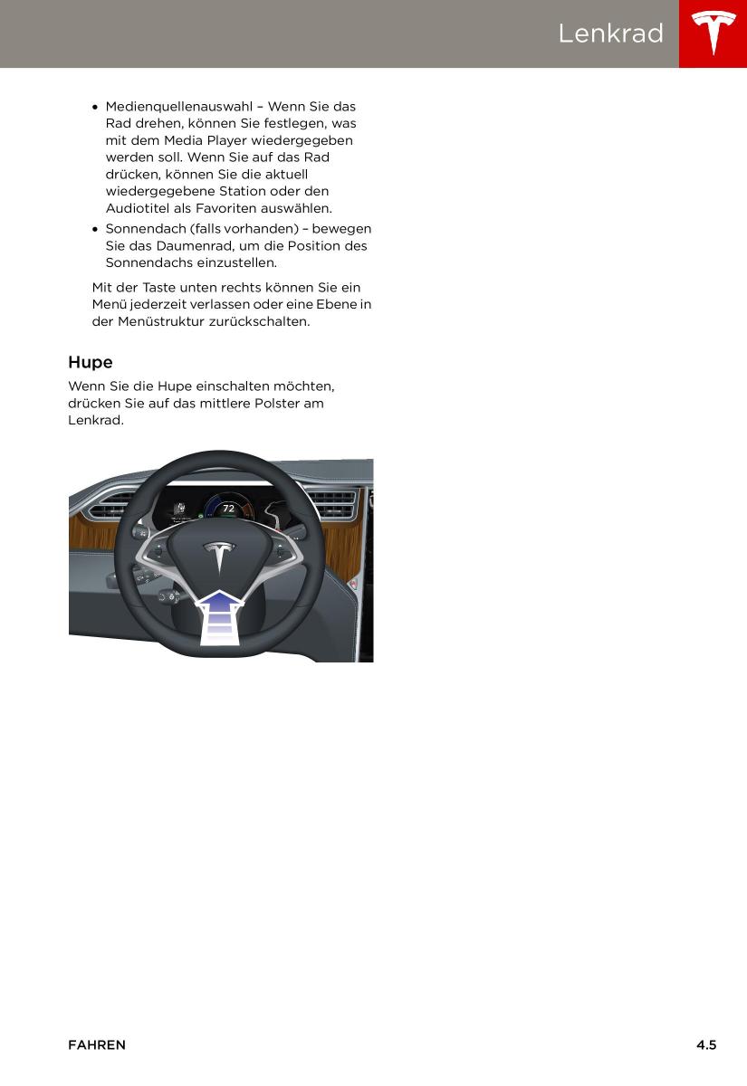 Tesla S Handbuch / page 45