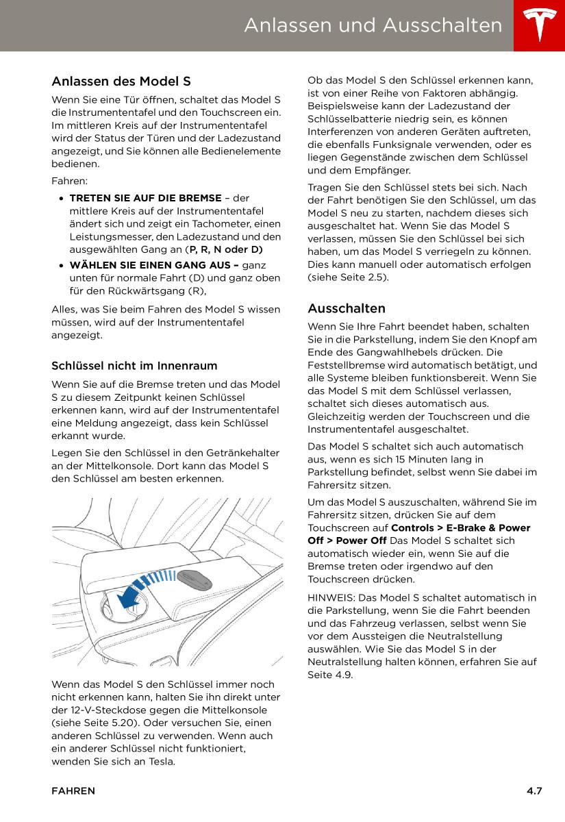 Tesla S Handbuch / page 47