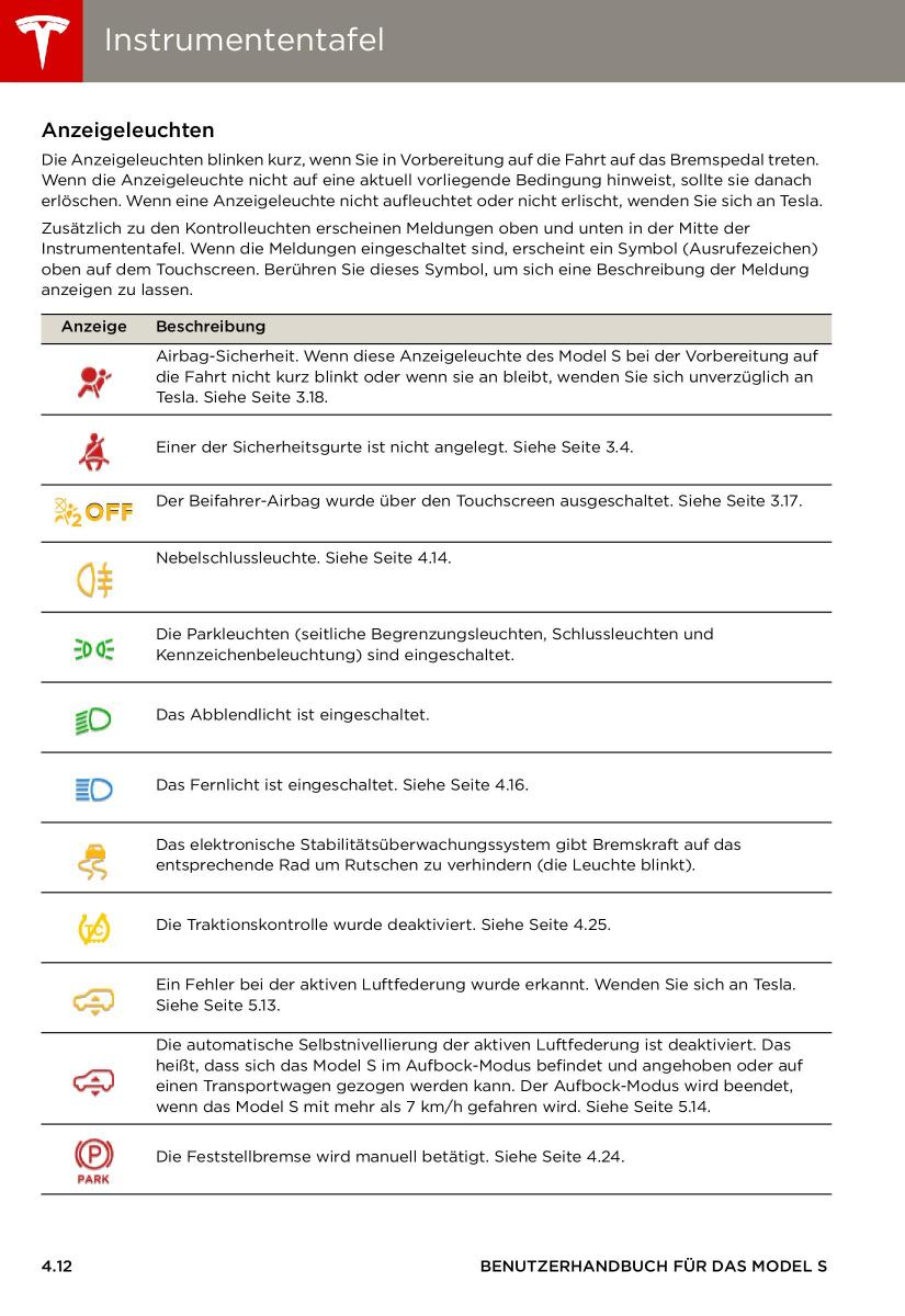 Tesla S Handbuch / page 52