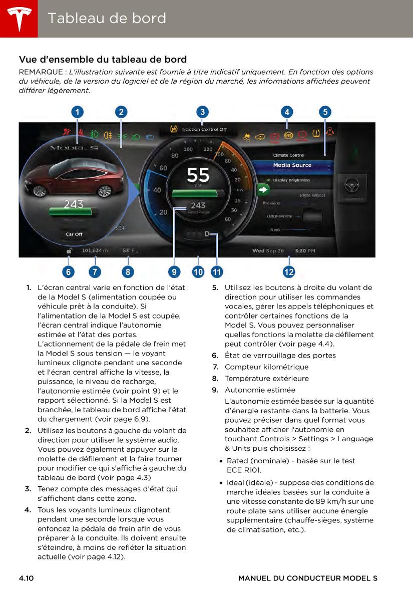 Tesla S manuel du proprietaire / page 56