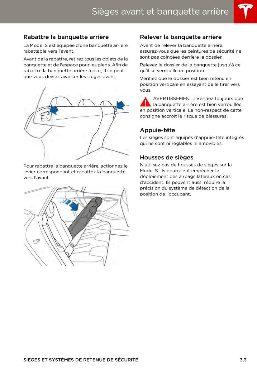 Tesla S manuel du proprietaire / page 27