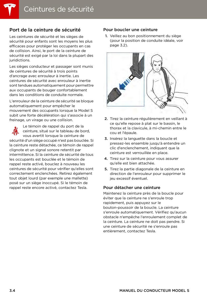 Tesla S manuel du proprietaire / page 28