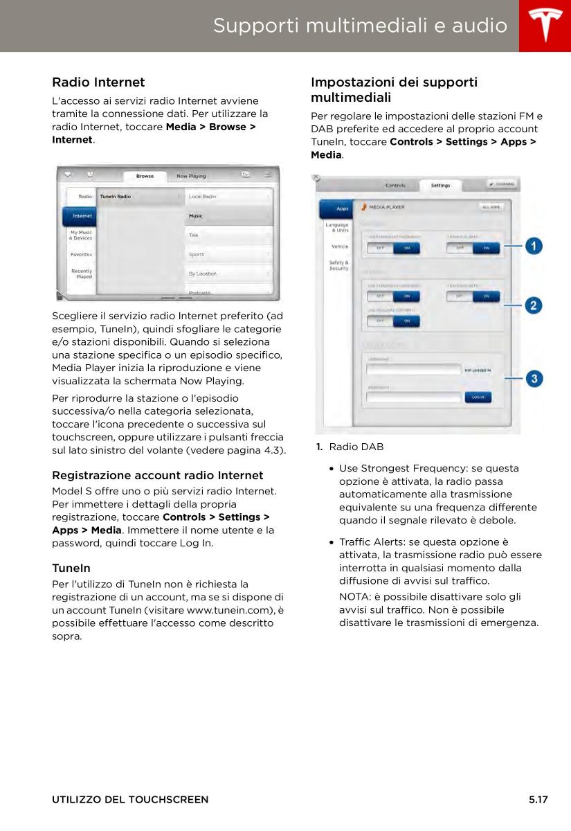 Tesla S manuale del proprietario / page 93