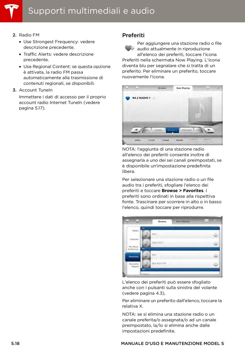 Tesla S manuale del proprietario / page 94