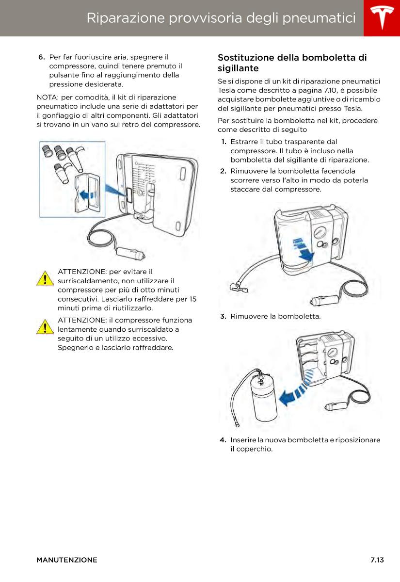 Tesla S manuale del proprietario / page 129