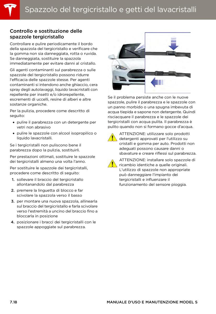 Tesla S manuale del proprietario / page 134