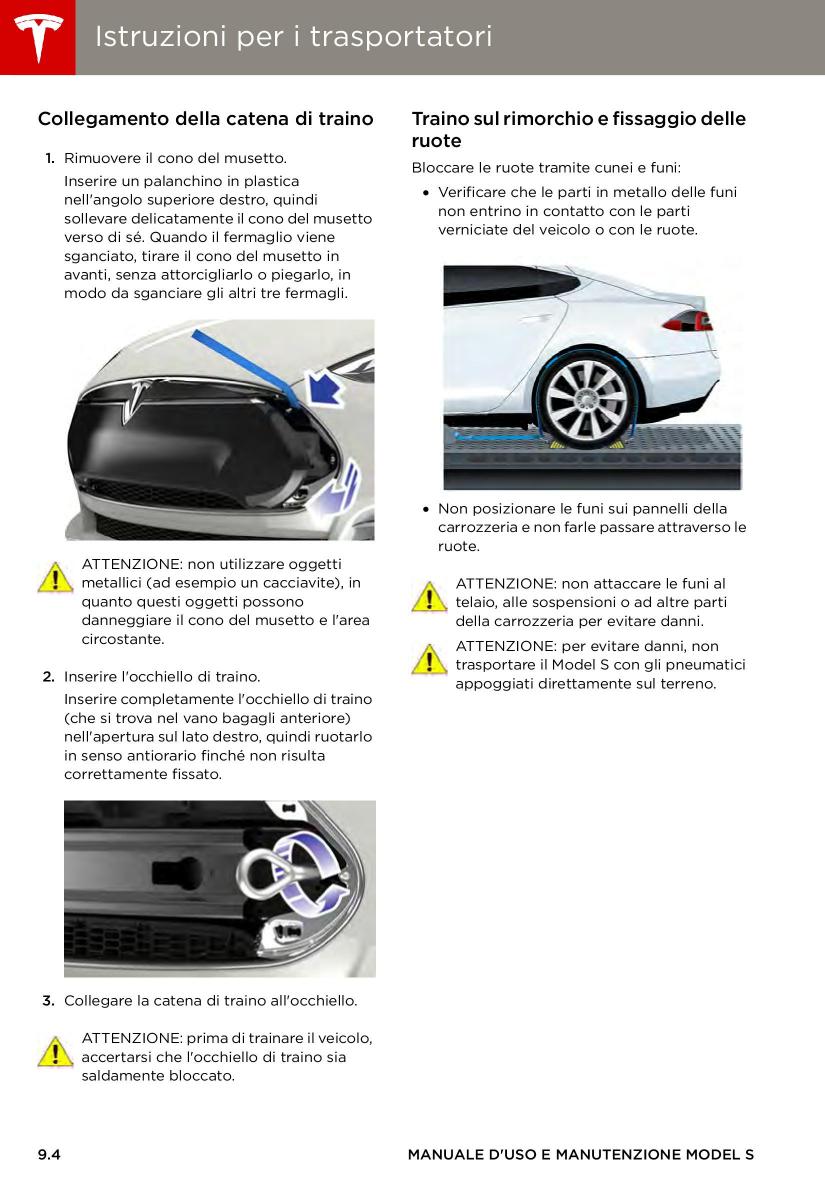 Tesla S manuale del proprietario / page 162