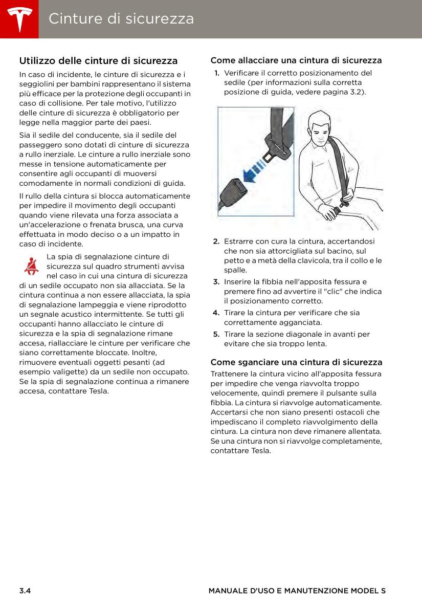 Tesla S manuale del proprietario / page 28