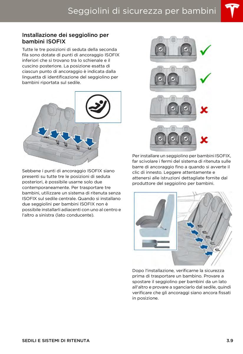 Tesla S manuale del proprietario / page 33