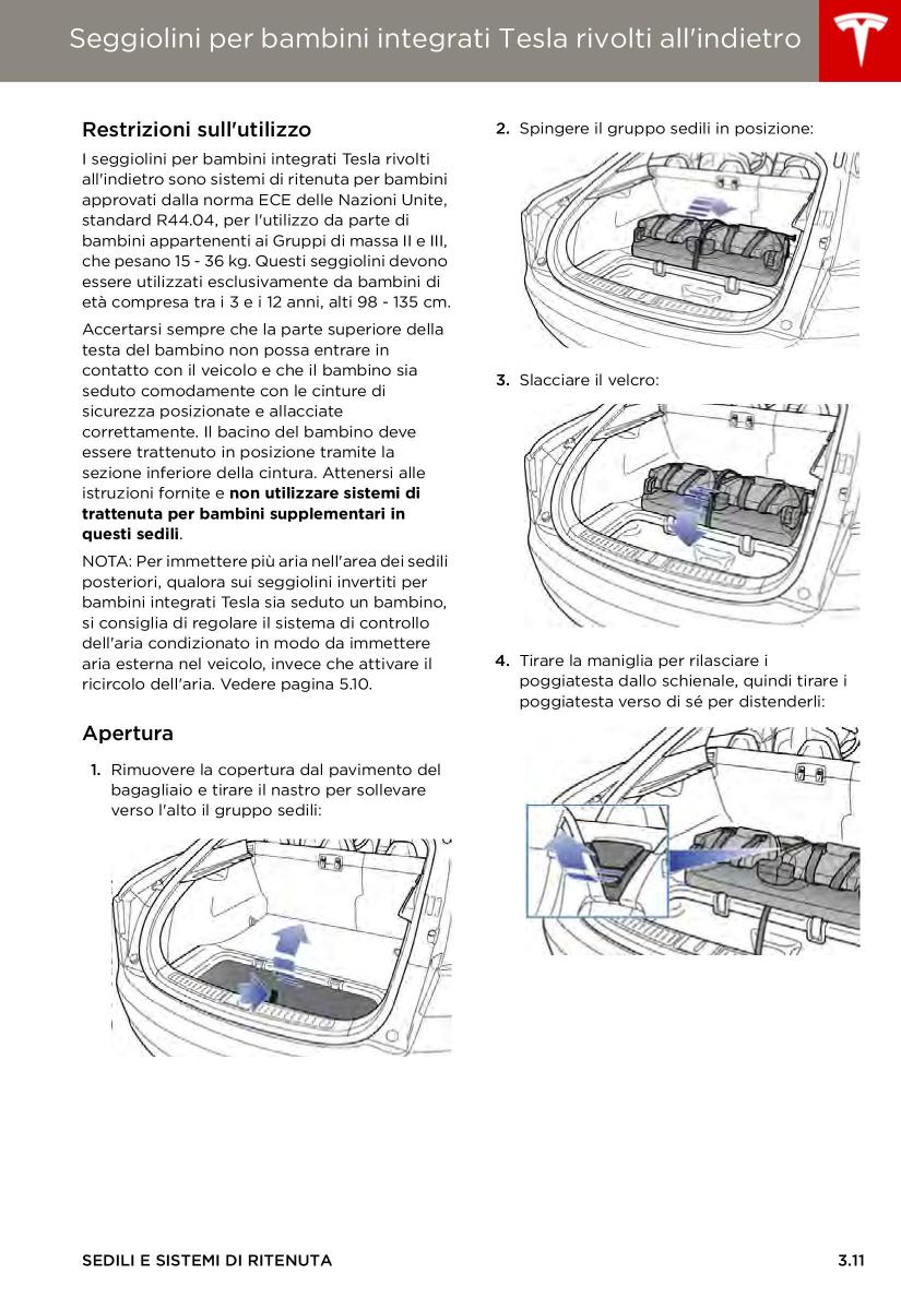 Tesla S manuale del proprietario / page 35