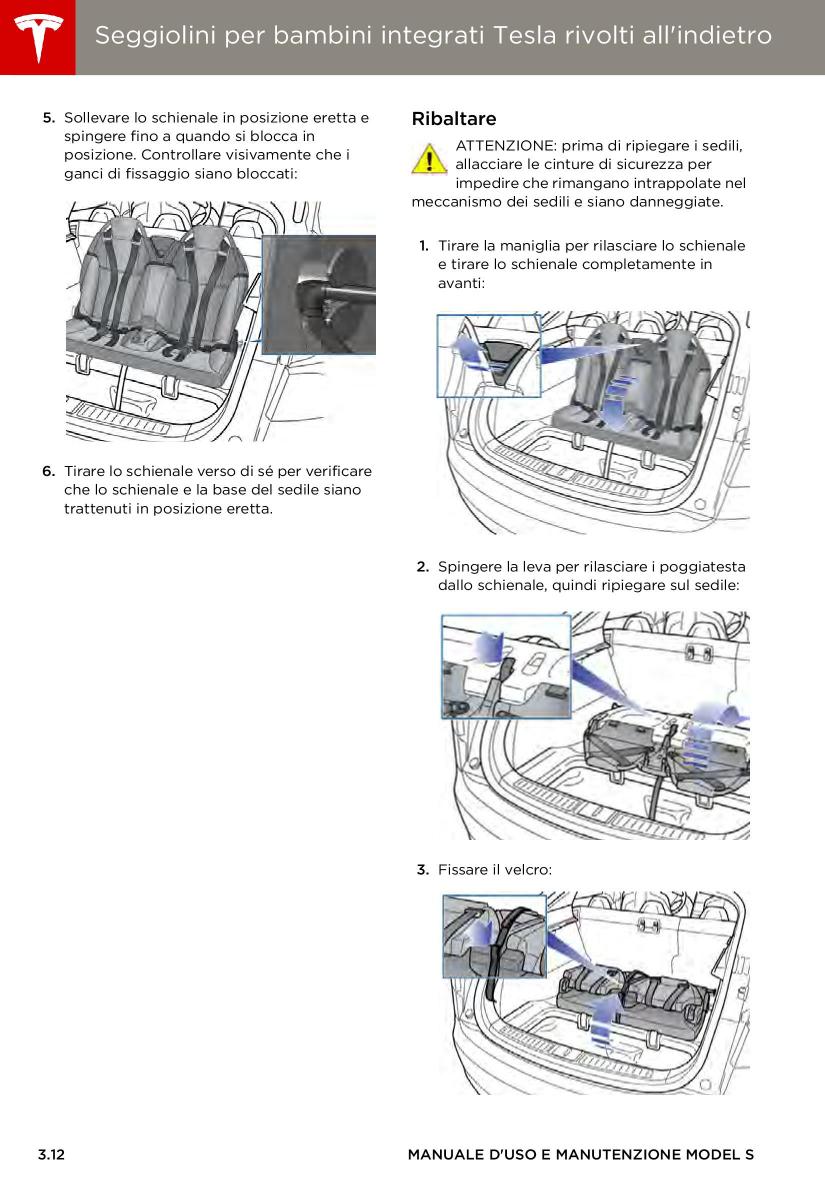 Tesla S manuale del proprietario / page 36