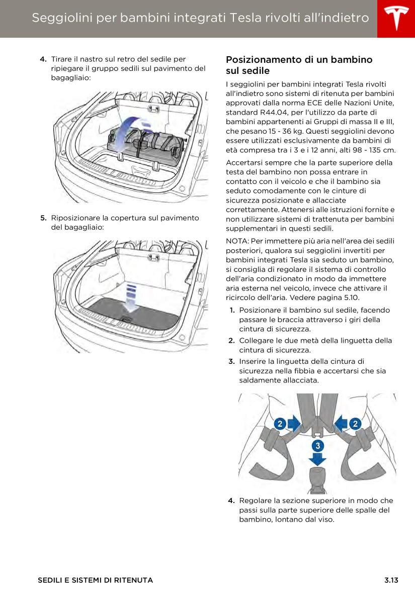 Tesla S manuale del proprietario / page 37