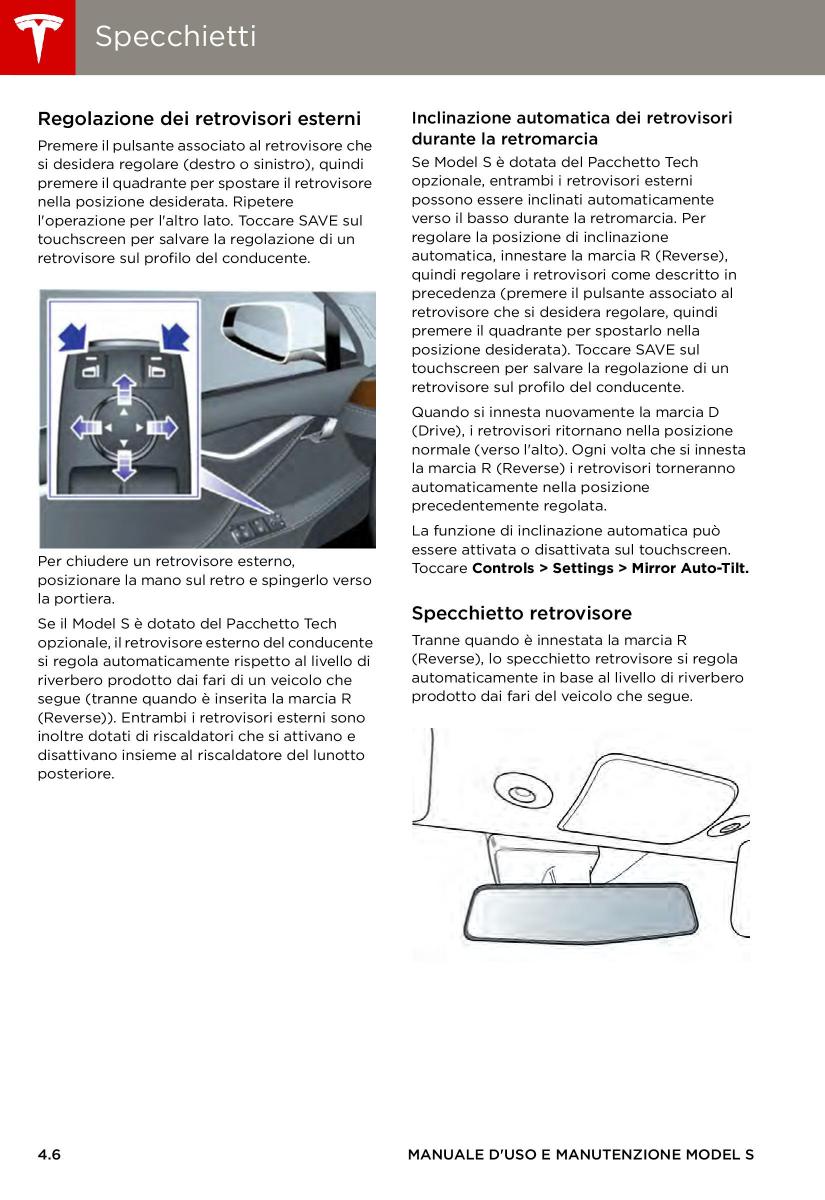 Tesla S manuale del proprietario / page 50