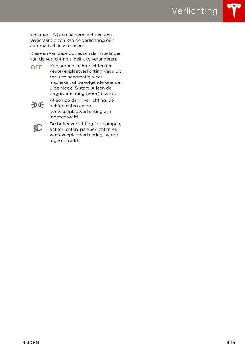 Tesla S handleiding / page 55