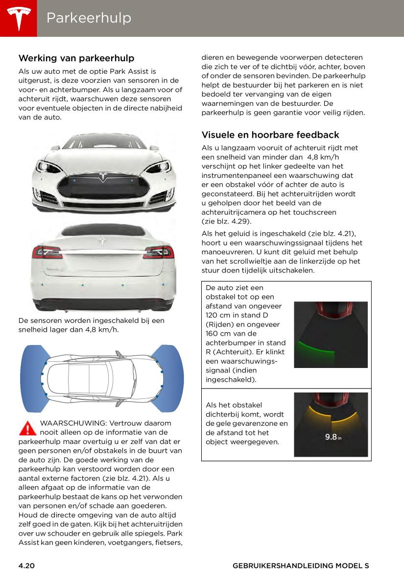 Tesla S handleiding / page 60