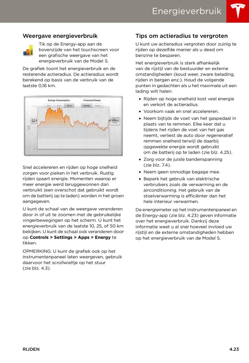 Tesla S handleiding / page 63