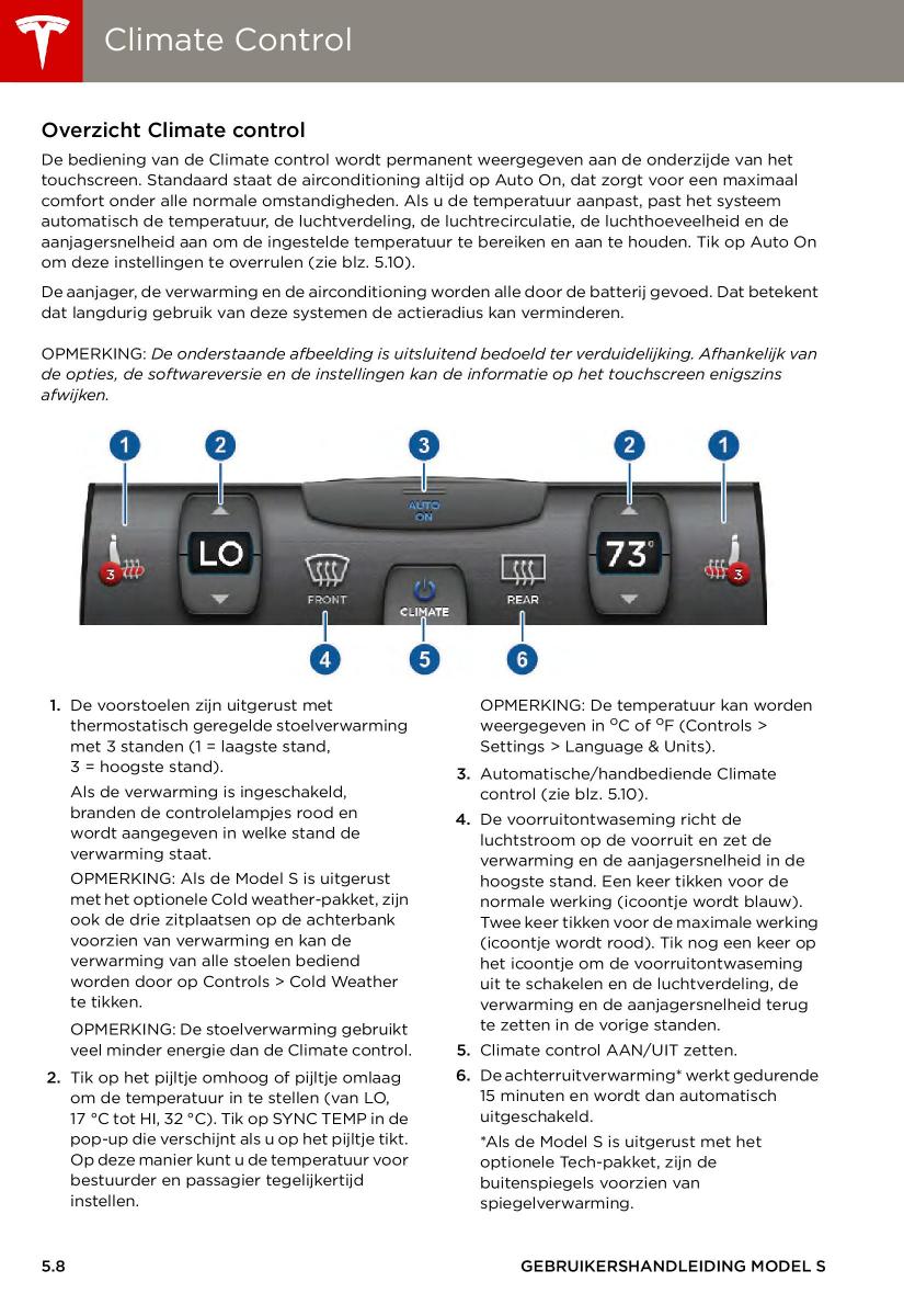 Tesla S handleiding / page 78