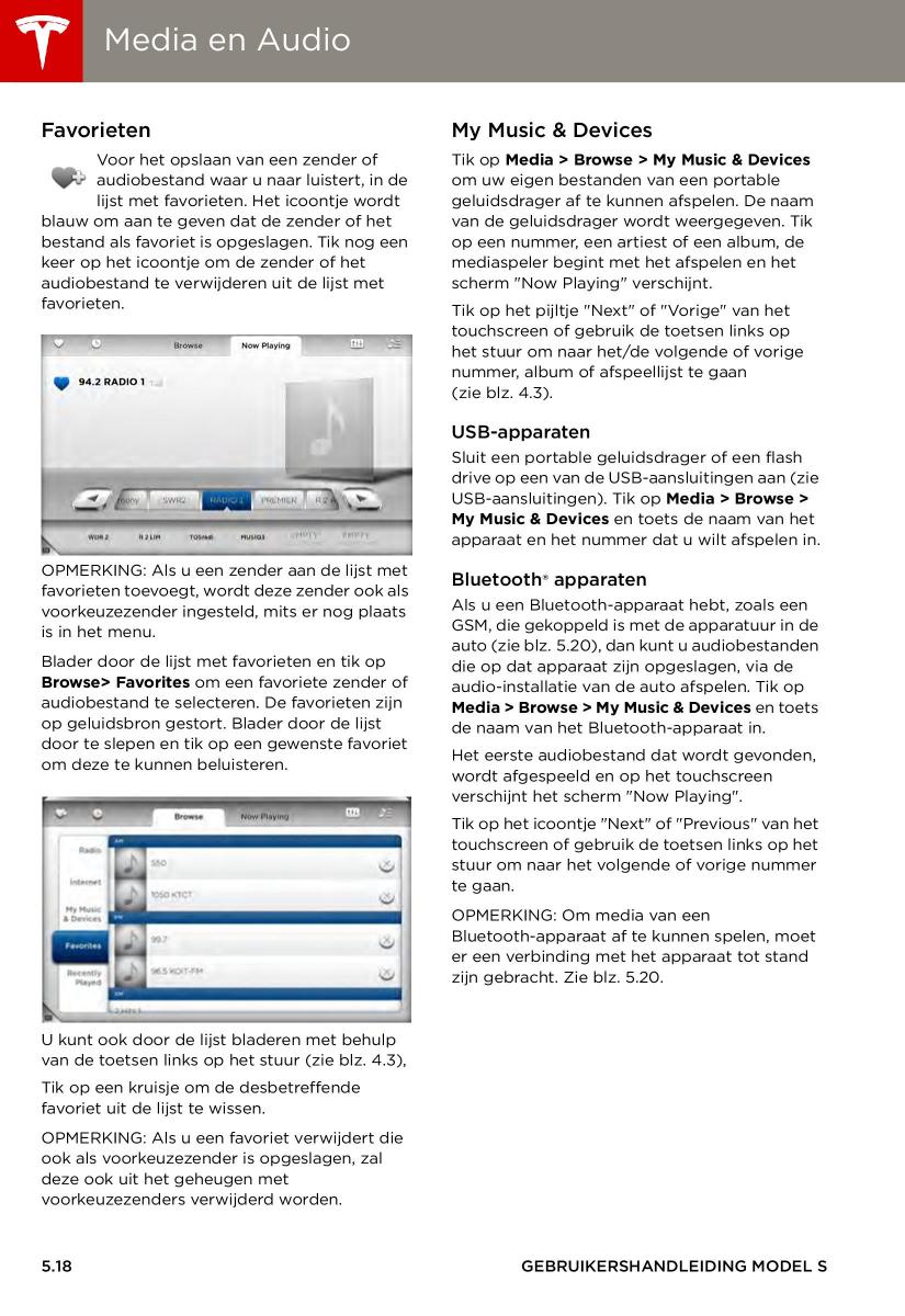 Tesla S handleiding / page 88