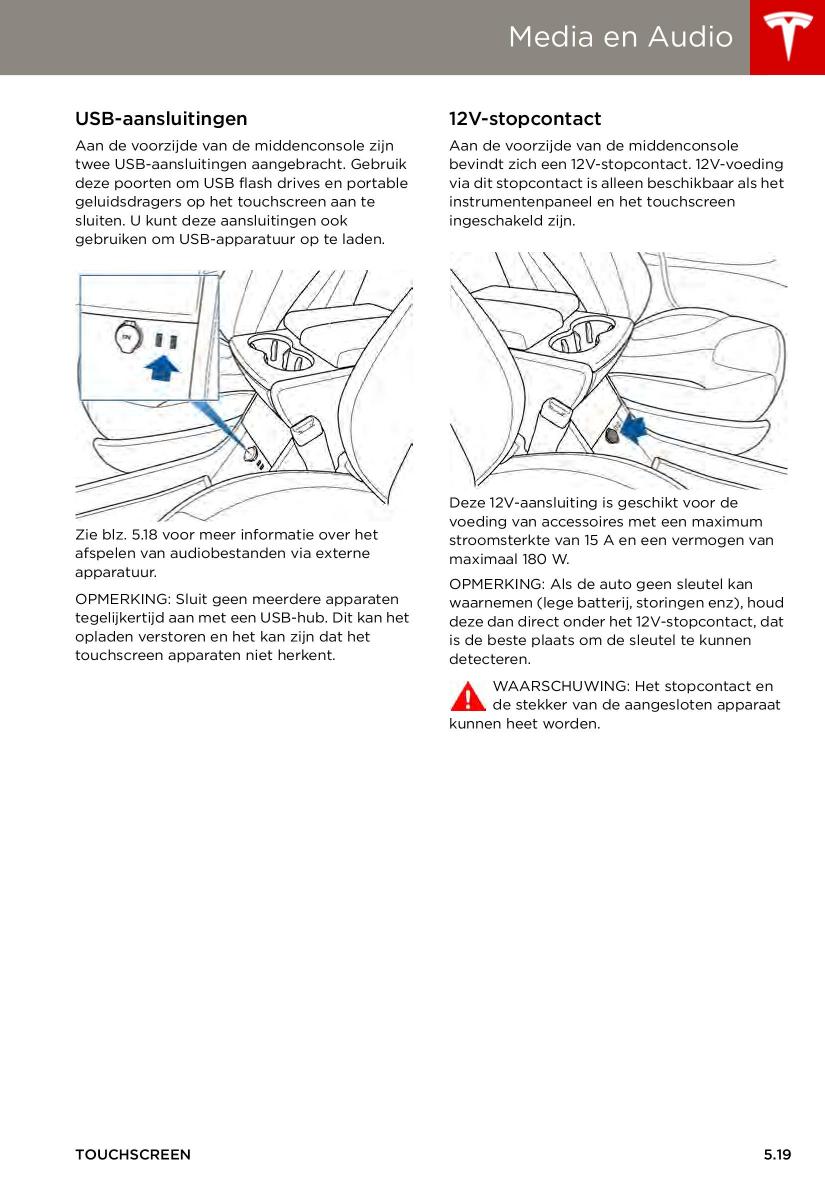 Tesla S handleiding / page 89