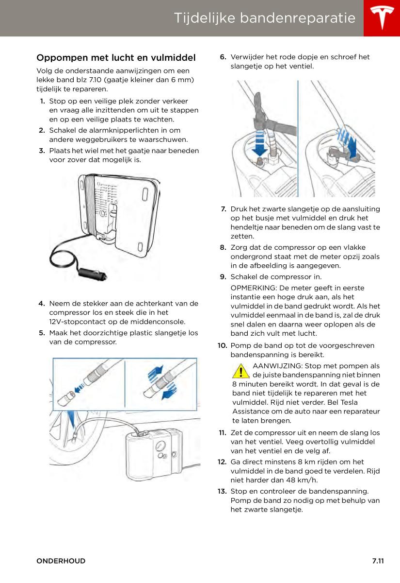 Tesla S handleiding / page 117