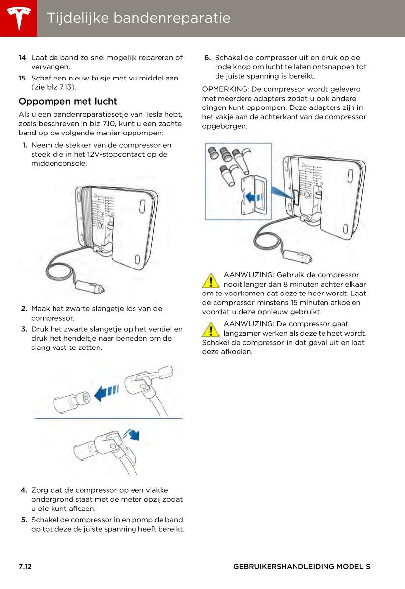 Tesla S handleiding / page 118