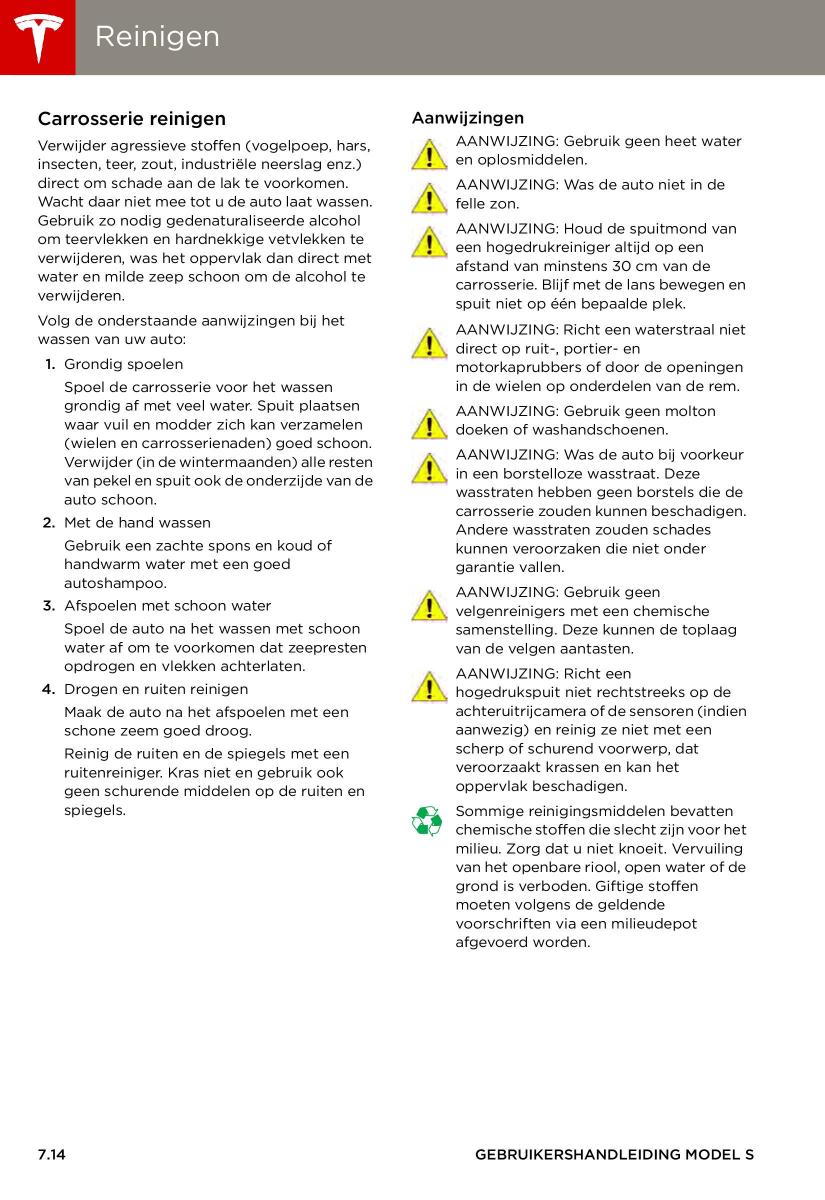 Tesla S handleiding / page 120