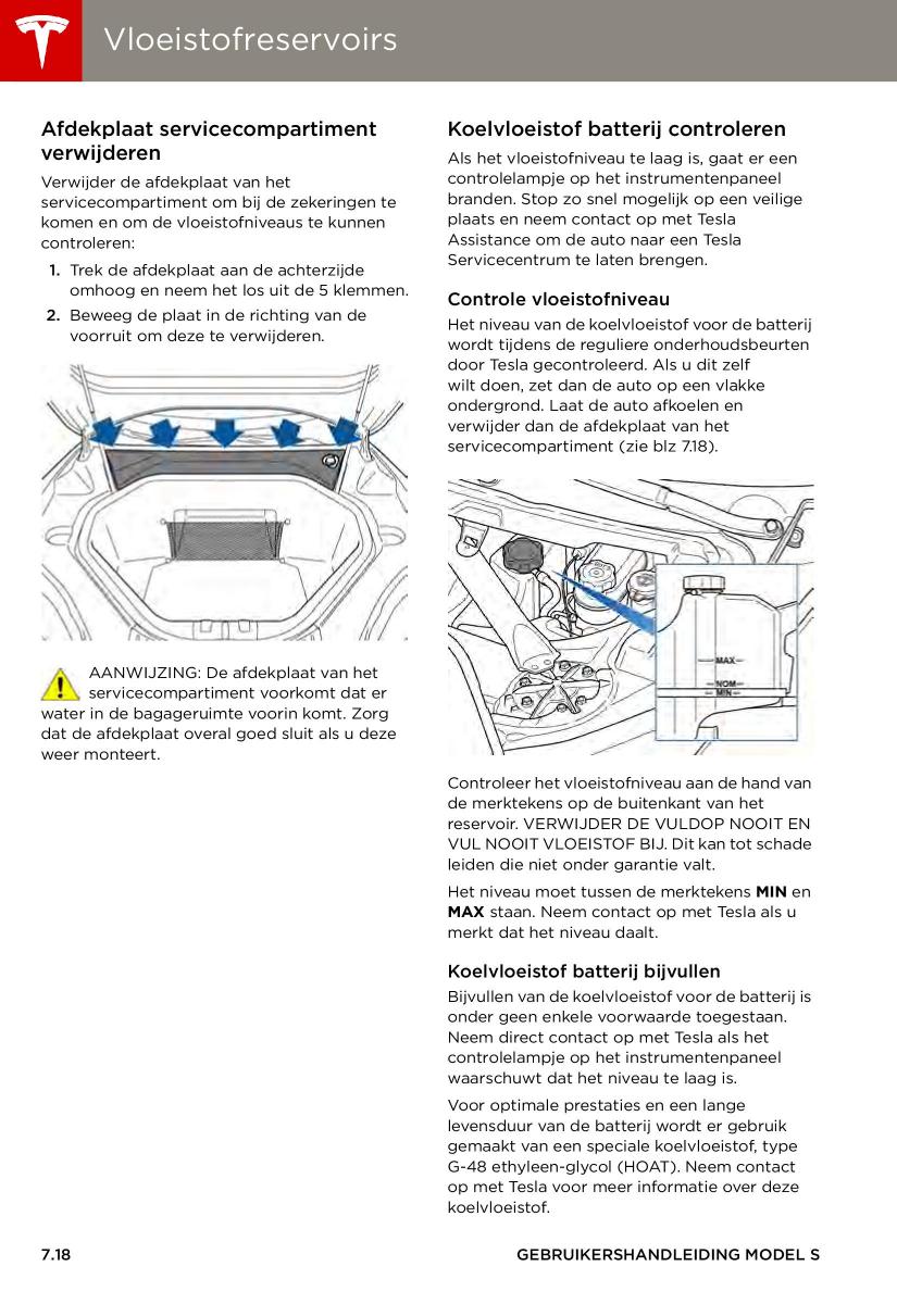 Tesla S handleiding / page 124