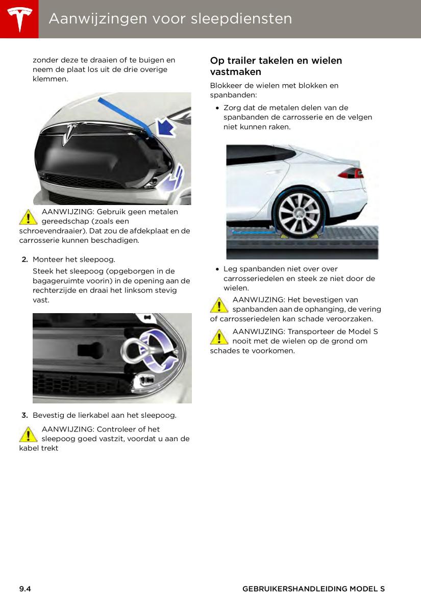 Tesla S handleiding / page 150