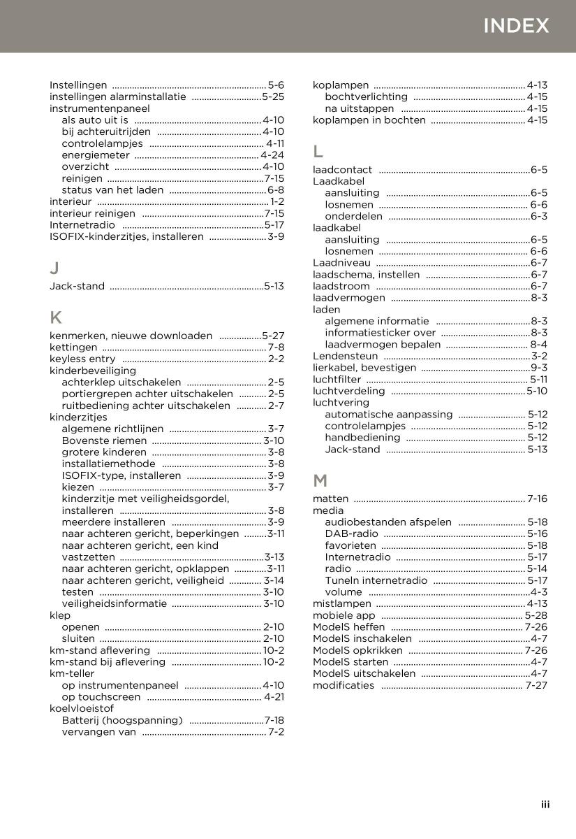 Tesla S handleiding / page 157