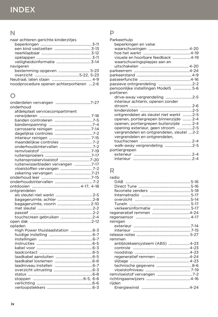 Tesla S handleiding / page 158