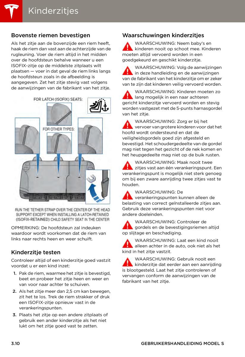 Tesla S handleiding / page 32