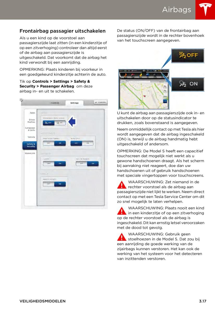 Tesla S handleiding / page 39