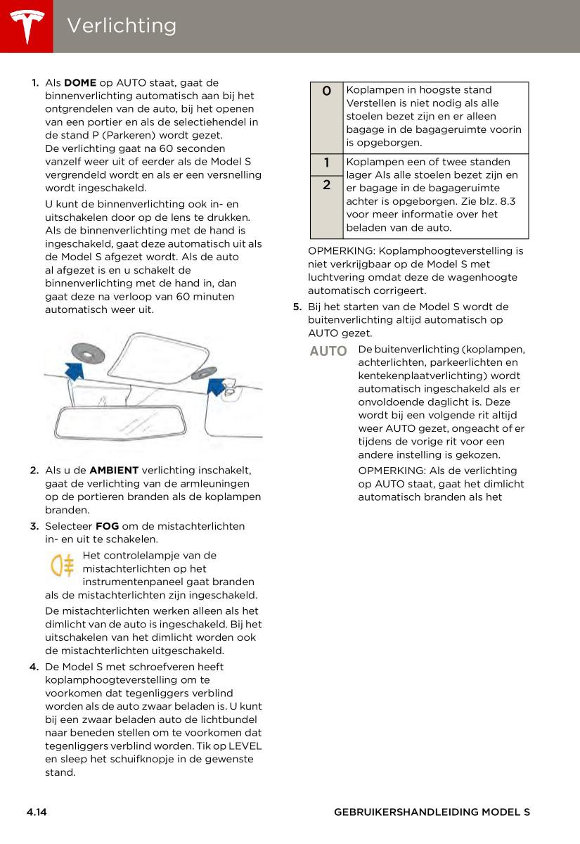 Tesla S handleiding / page 54