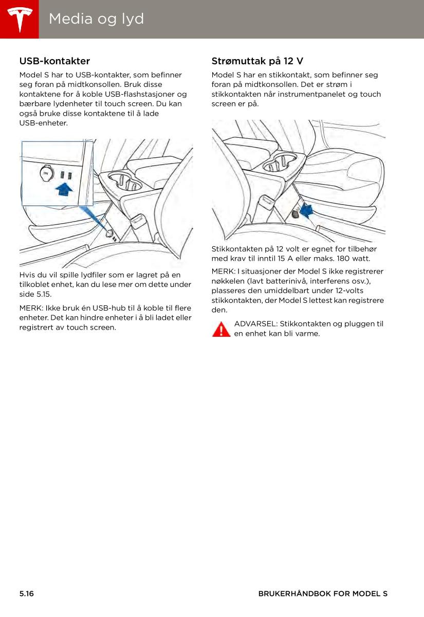 Tesla S bruksanvisningen / page 80