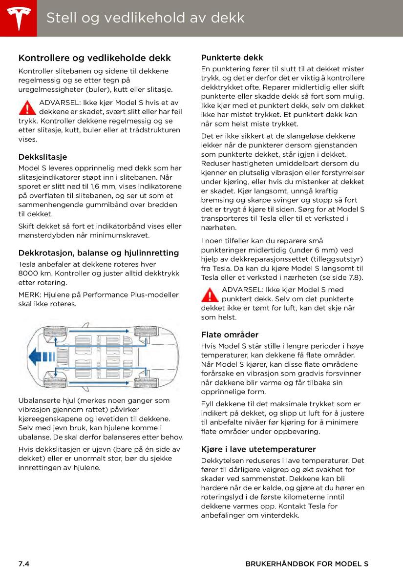 Tesla S bruksanvisningen / page 102