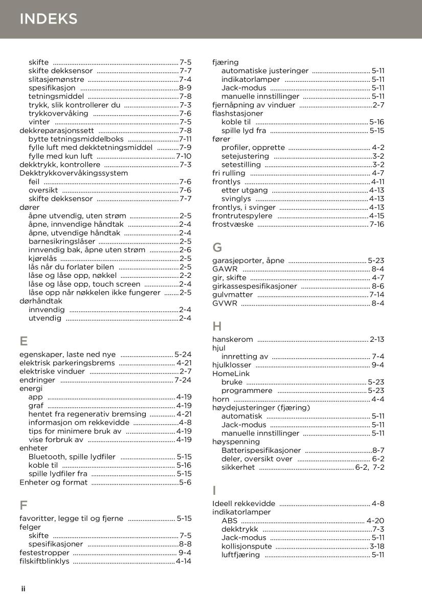 Tesla S bruksanvisningen / page 144