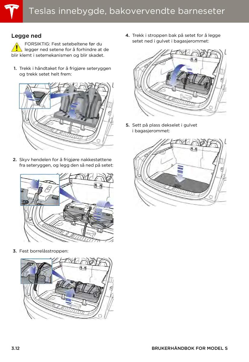 Tesla S bruksanvisningen / page 34