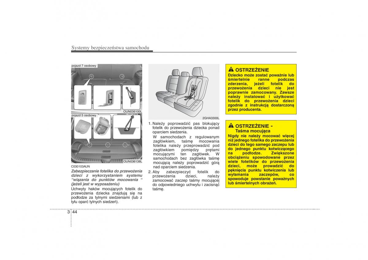 KIA Carens II 2 instrukcja obslugi / page 66