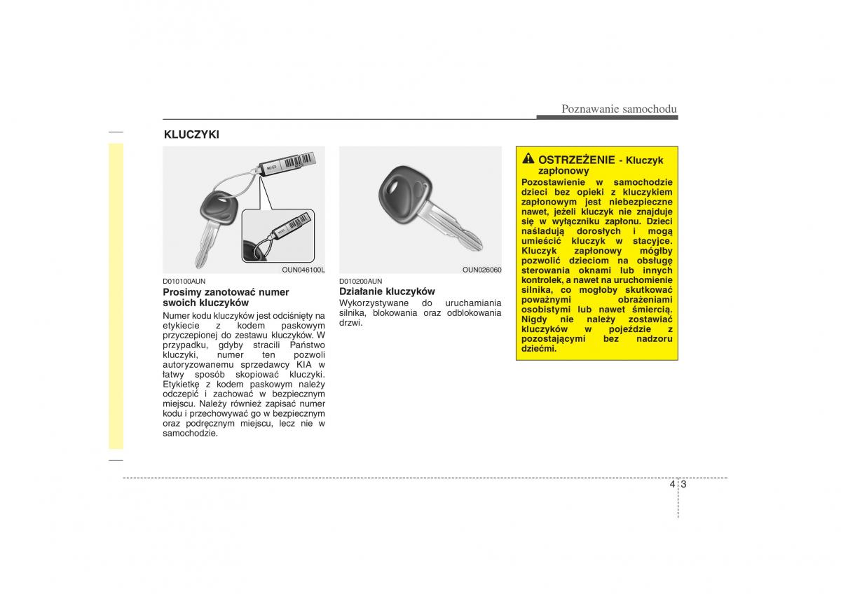 KIA Carens II 2 instrukcja obslugi / page 98