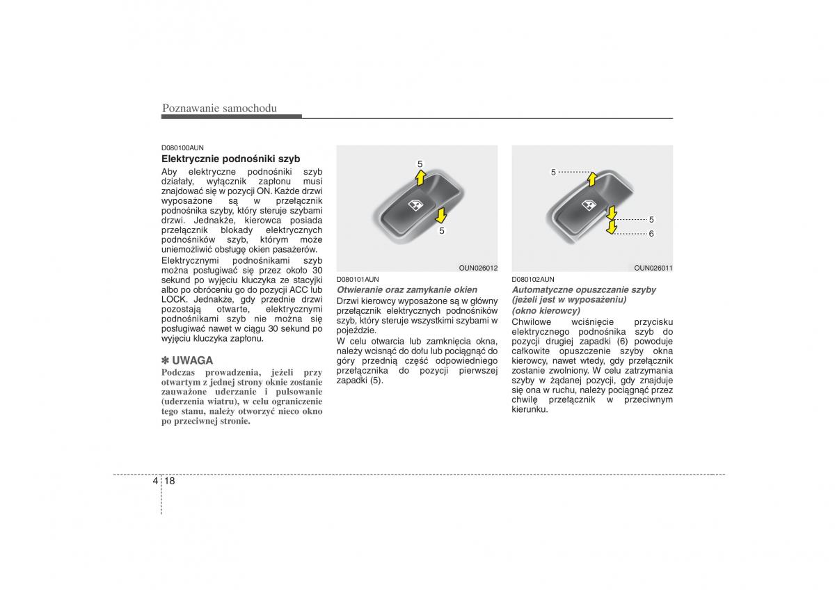 KIA Carens II 2 instrukcja obslugi / page 113