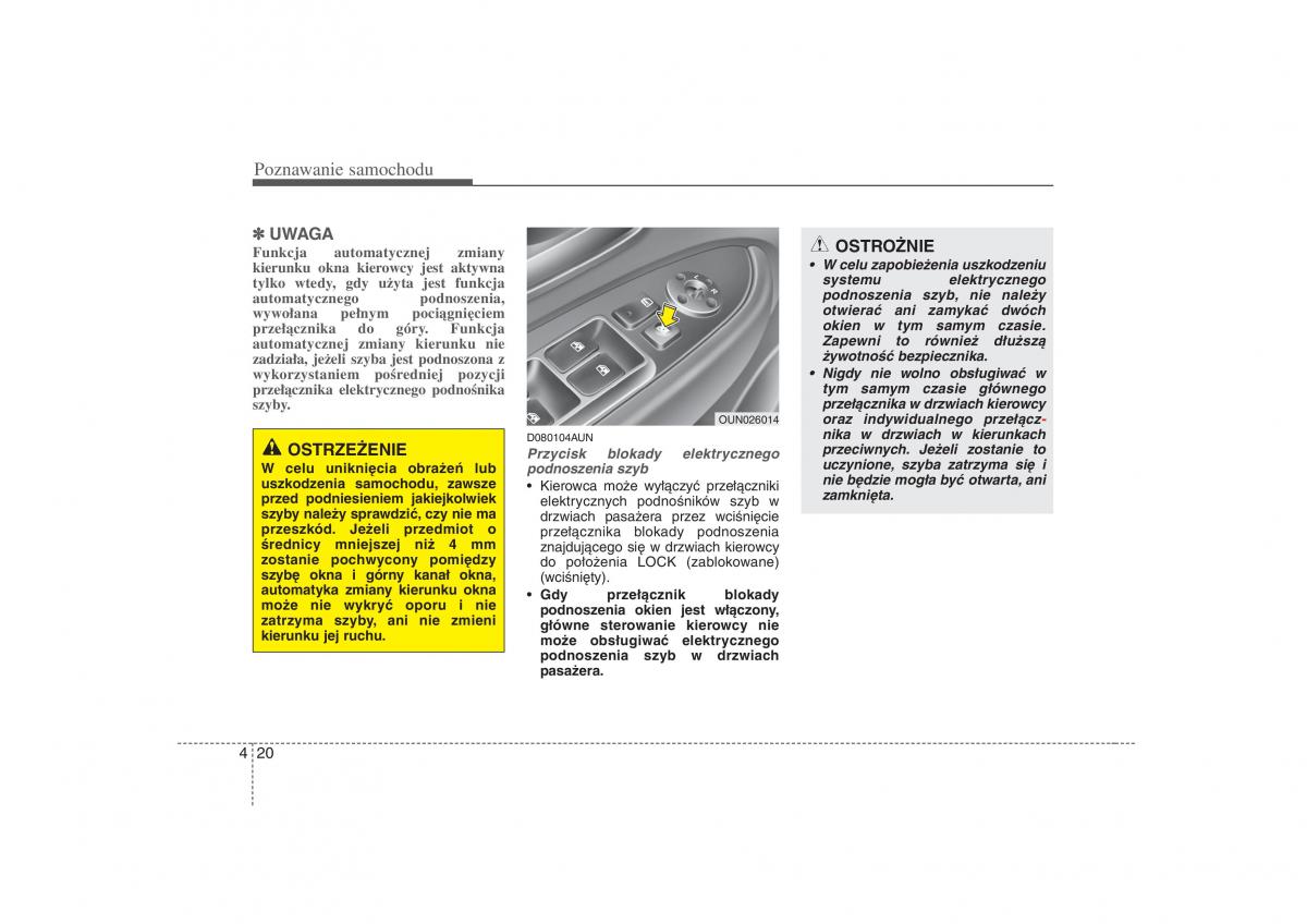 KIA Carens II 2 instrukcja obslugi / page 115