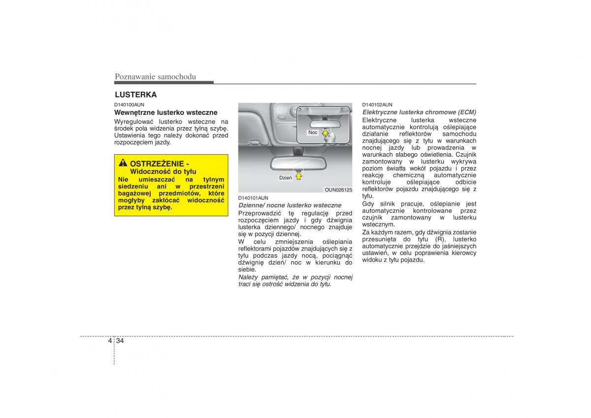 KIA Carens II 2 instrukcja obslugi / page 129