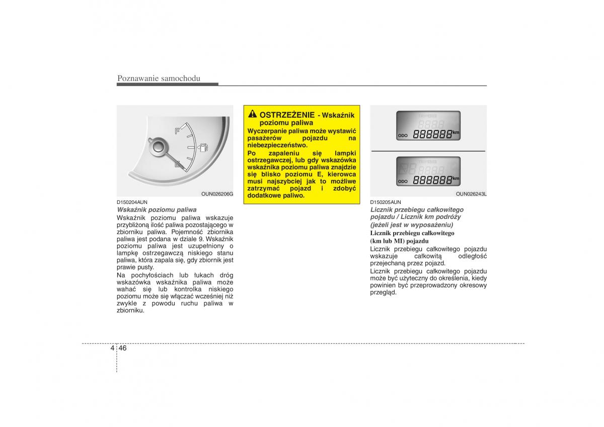 KIA Carens II 2 instrukcja obslugi / page 141